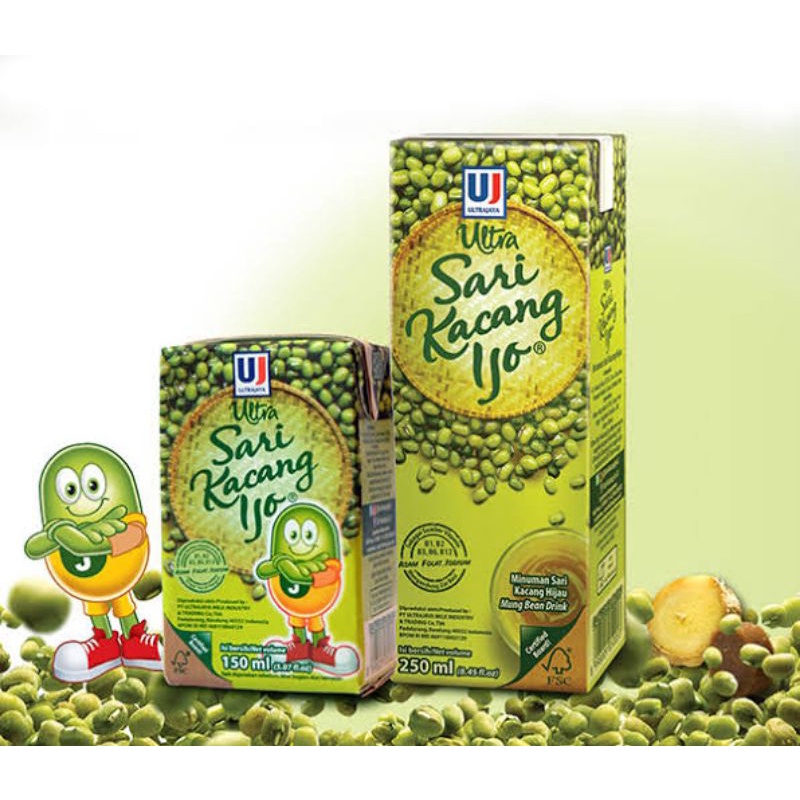 

ULTRA Sari Kacang Hijau 250 Ml. (Isi 24) UHT Fresh