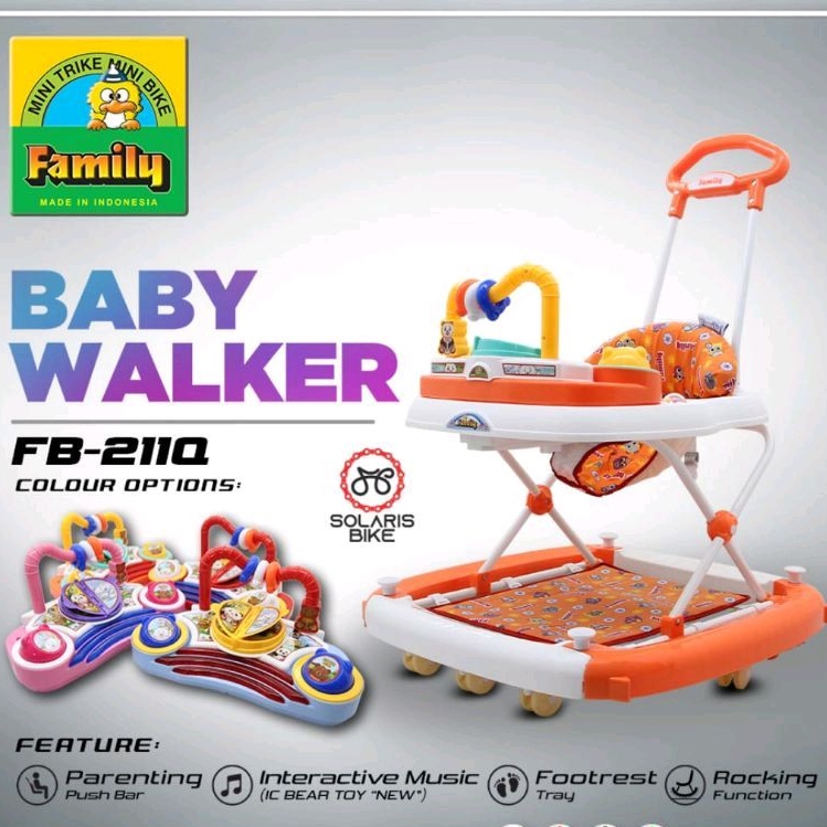 Kereta Dorong Anak Baby Walker Family 211Q FB 2116 FB 2117