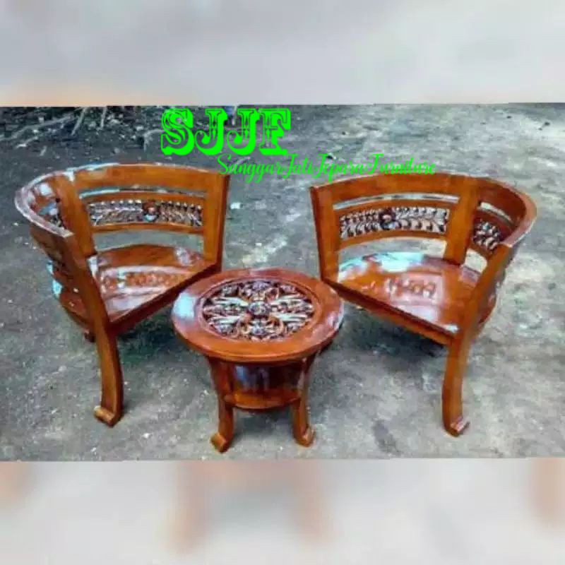 kursi teras bagus ukir meubel jepara