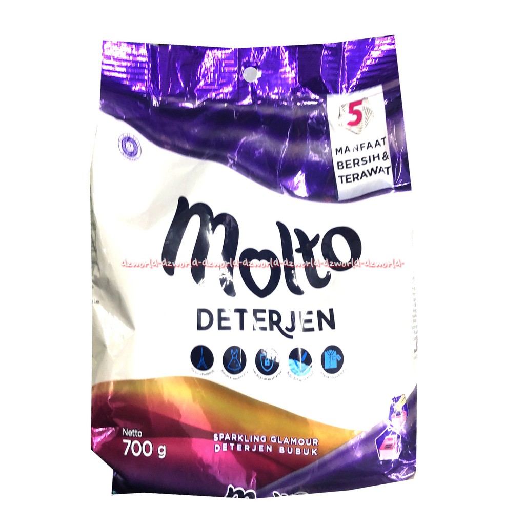 Molto Detergen 700gr Sabun Cuci Bubuk Molto Sparkling Glamour Vibrant Chick