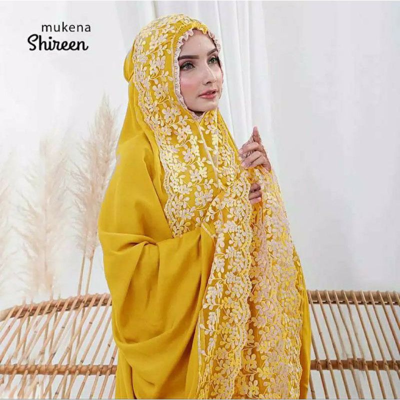 MUKENA DEWASA RAYON JUMBO Shireen Renda mewah