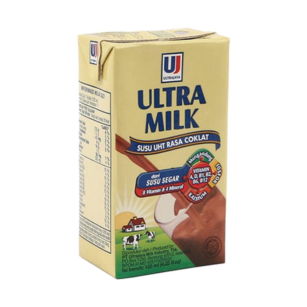 

Ultra Susu Uht Coklat 125ml