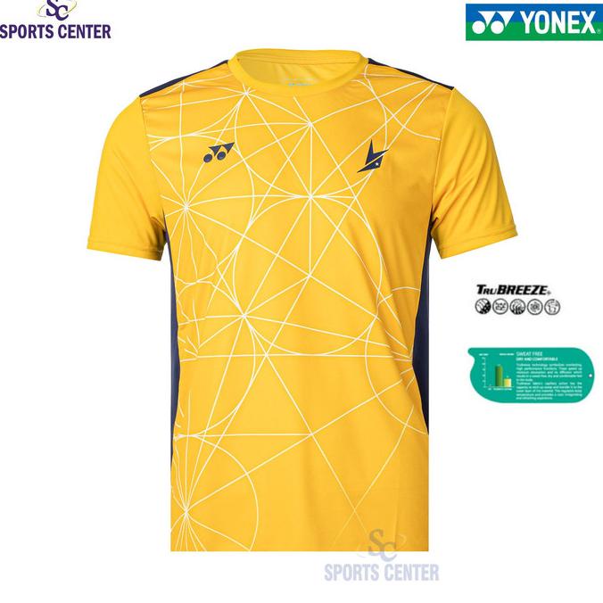 DISKON New Limited Kaos / Jersey Yonex Lindan Edition 1808 COC Lemon Chrome