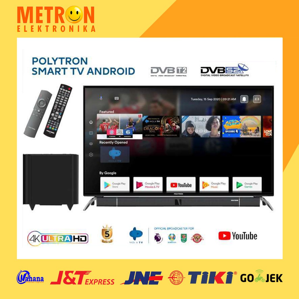 POLYTRON PLD 50 BUA 8859 W + SWF 0250 SMART 4K UHD + SOUNDBAR / PLD50BUA8859W