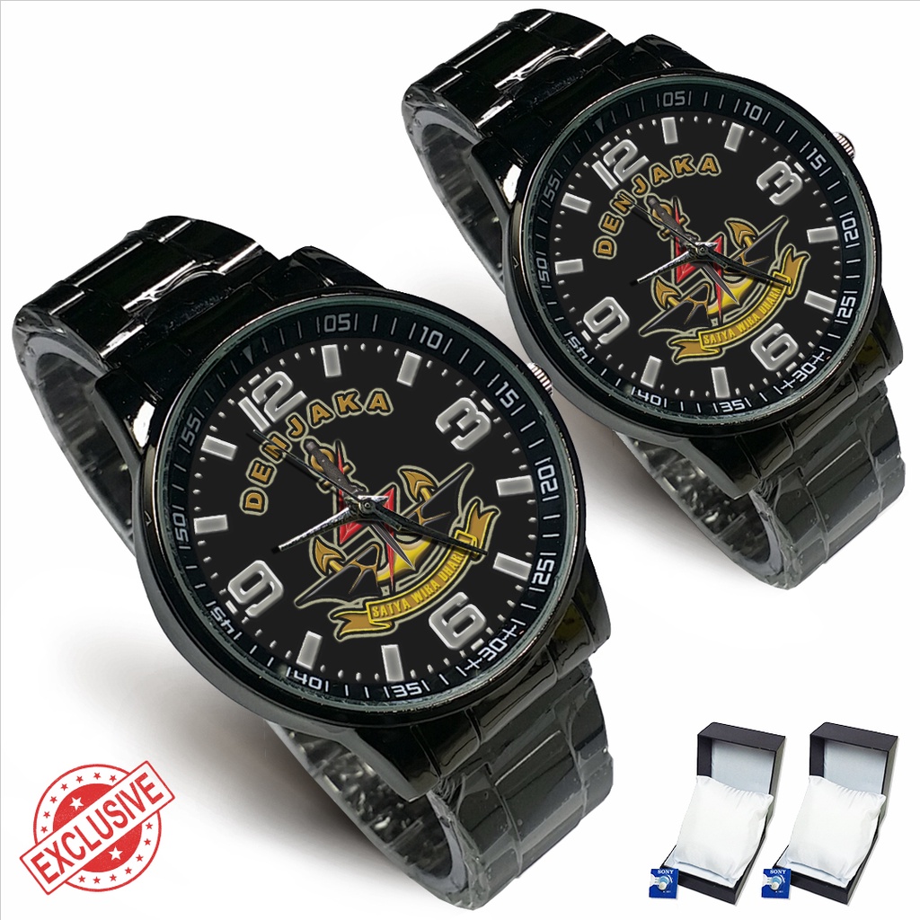 Jam Tangan Rantai Couple DENJAKA TNI AL 02 (Limited Edition)