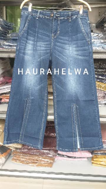 KULOT JEANS JUMBO VJ ORIGINAL BELAH PURING HAURAHELWA muat sampai bb 90kg