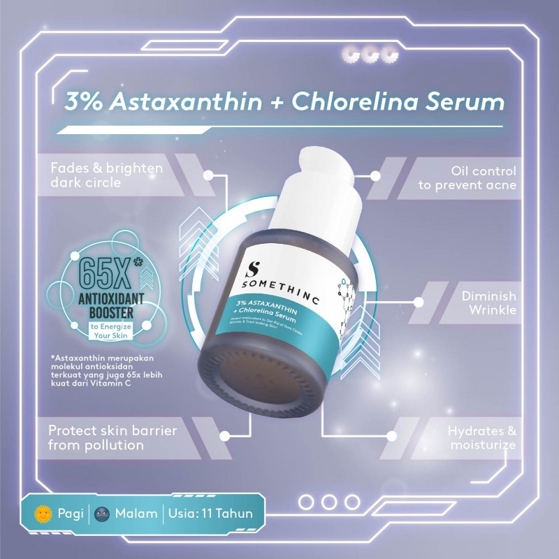 SOMETHINC 3% Astaxanthin + Chlorelina Serum - 20ml