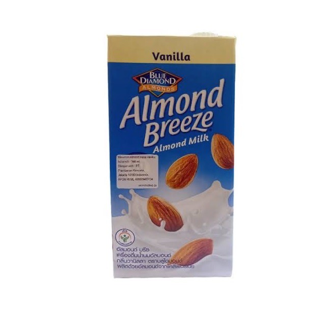 Almond Breeze Almond Milk Blue Diamond / Susu Almond Vanilla 946 mL