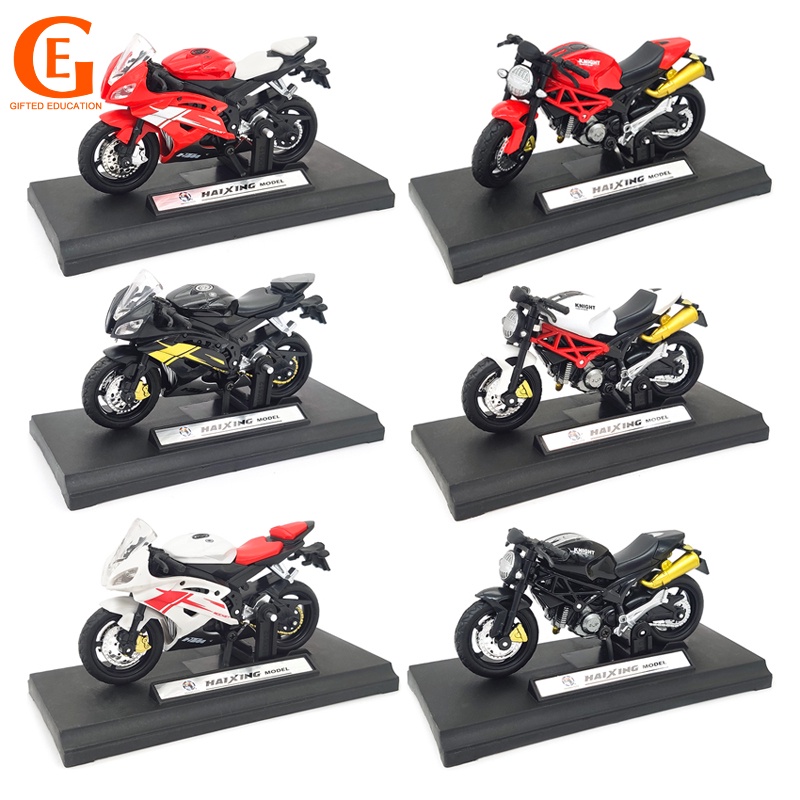 Miniatur Motor Balap Bahan Plastik Alloy Untuk Koleksi / Hadiah