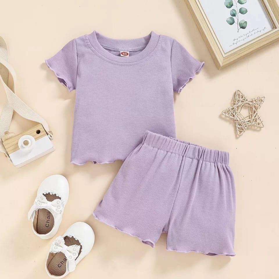 BEFAST - ZTL OOTD Setelan Anak NAFIYA / set anak leony / Oneset Anak-Anak Perempuan / Pakaian Anak Terbaru 2022 / Set Atasan Kaos Lengan Pendek+Celana Pendek / Fashion Anak Perempuan Casual / Setelan Polos Santai / Terlaris