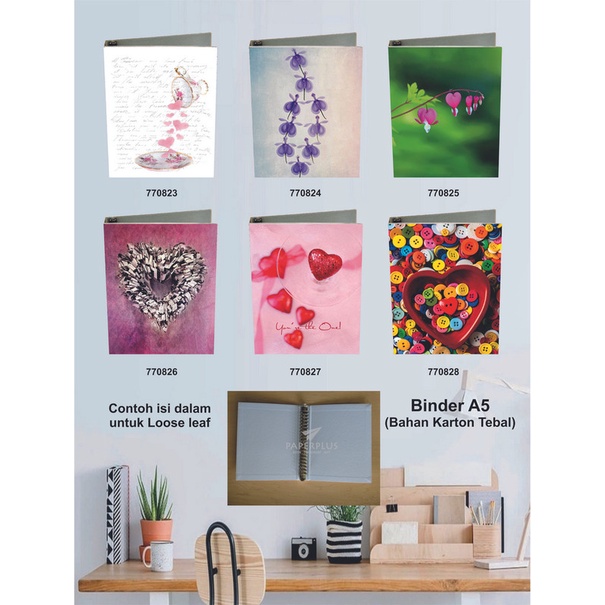 

Binder A5 / Binder Note A5 / Love / Set 2992
