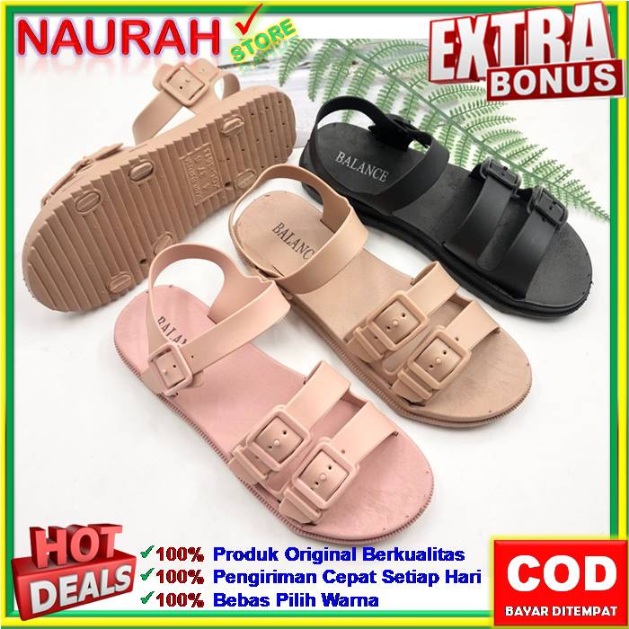 ✨ COD ✔️ SANDAL BALANCE 3613 7 SENDAL SLOP TALI GESVER DOUBLE IMPORT NYAMAN AWET SOL ANTI SLIP