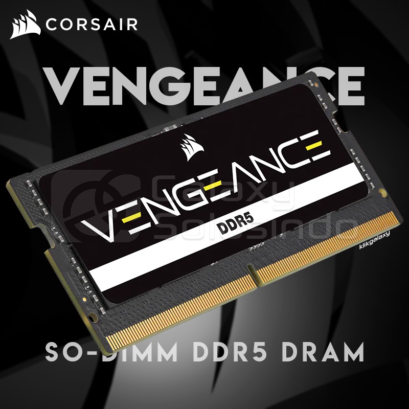 Corsair Vengeance SODIMM 16GB DDR5 4800MHz - CMSX16GX5M1A4800C40 Memory RAM