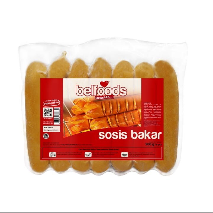 Obral..Belfoods SOSIS BAKAR 6+1 500 gram