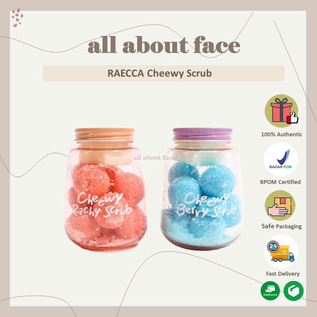 RAECCA Cheewy Scrub PEACHY BERRY ORIGINAL