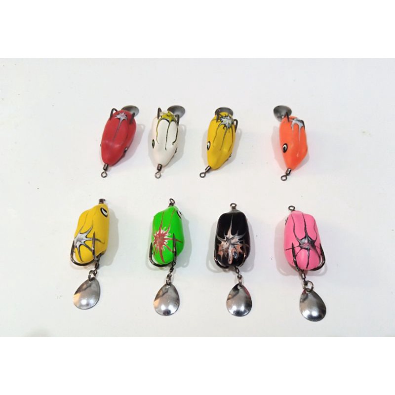 Soft frog umpan casting gabus 4 cm