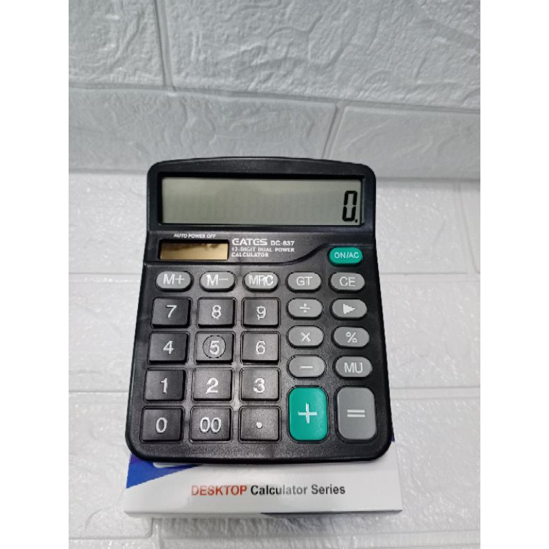 

kalkulator eates DC-837/kalkulator solar Cell/calkulator batrey biasa AA/kalkulator dagang 12 digit