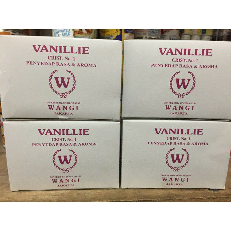 

VANILLIE W vanilla vanili Sachet 1 pack isi 100 sachet