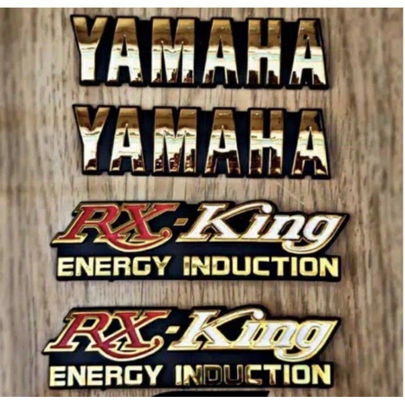 LOGO EMBLEM YAMAHA LOGO EMBLEM RX KING BOX AKI RX KING BISA SATUAN DAN 1 SET