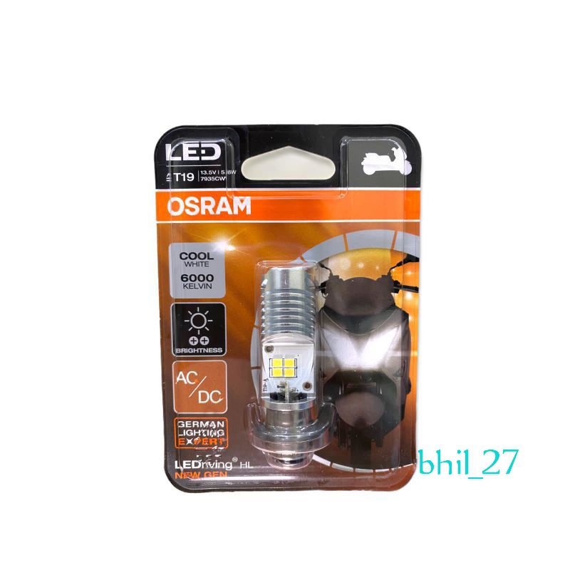 bohlam depan  led osram motor bebek  ( putih )