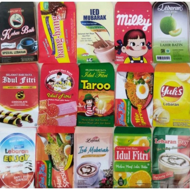 PREMIUM TEBAL AP120 Amplop Lebaran Snack Viral Siap Pakai Ready