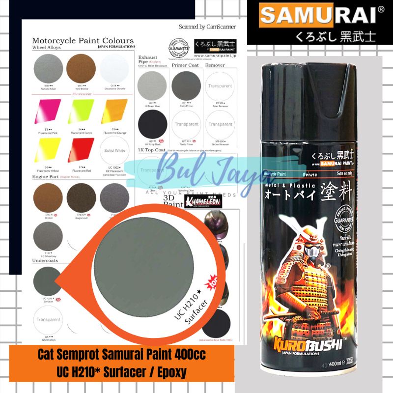 Surfacer Grey UC H210* Epoxy Samurai paint