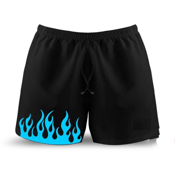 Celana Pendek Fire / Hot Pants Black White Fire