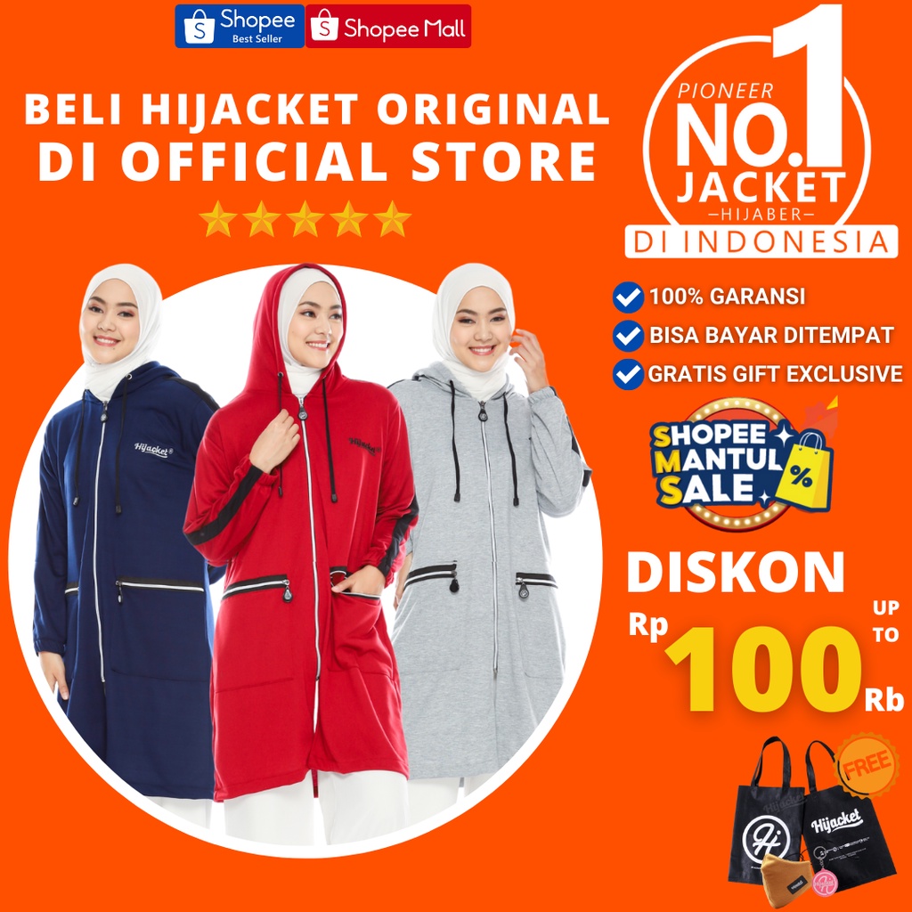 ✅Beli 1 Bundling 3✅Hijacket Original MAHABBA Series Jacket Hijaber Jaket Wanita Muslimah Azmi Hijab No 1 Indonesia Hijaket Jaket Hijab Hijaber Tebal Hangat Premium Jaket Musim Dingin