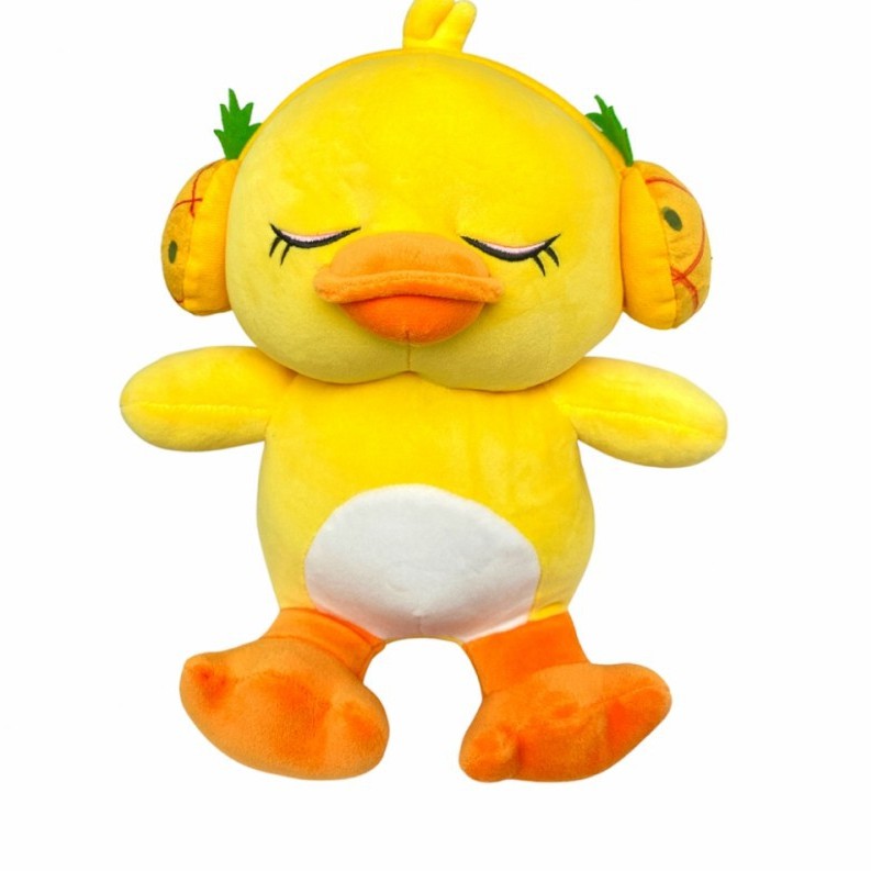 Miniso Fruit Earphone Duck Plus Boneka Bebek Lucu miniso