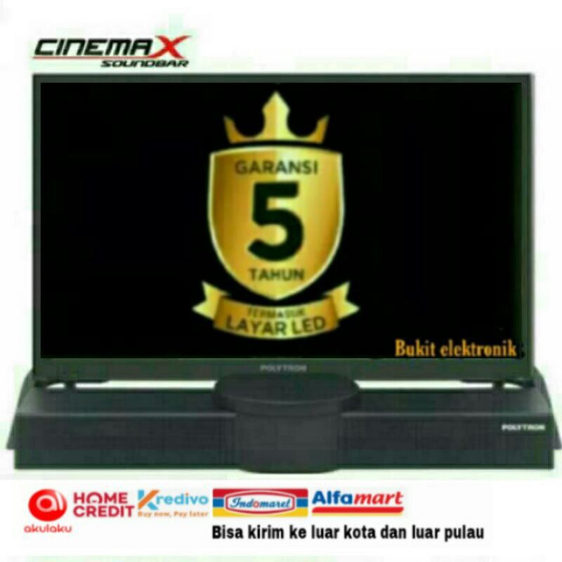TV LED POLYTRON PLD24B8550/PLD 24 B8550 SOUNDBAR "HARGA PROMOSI"