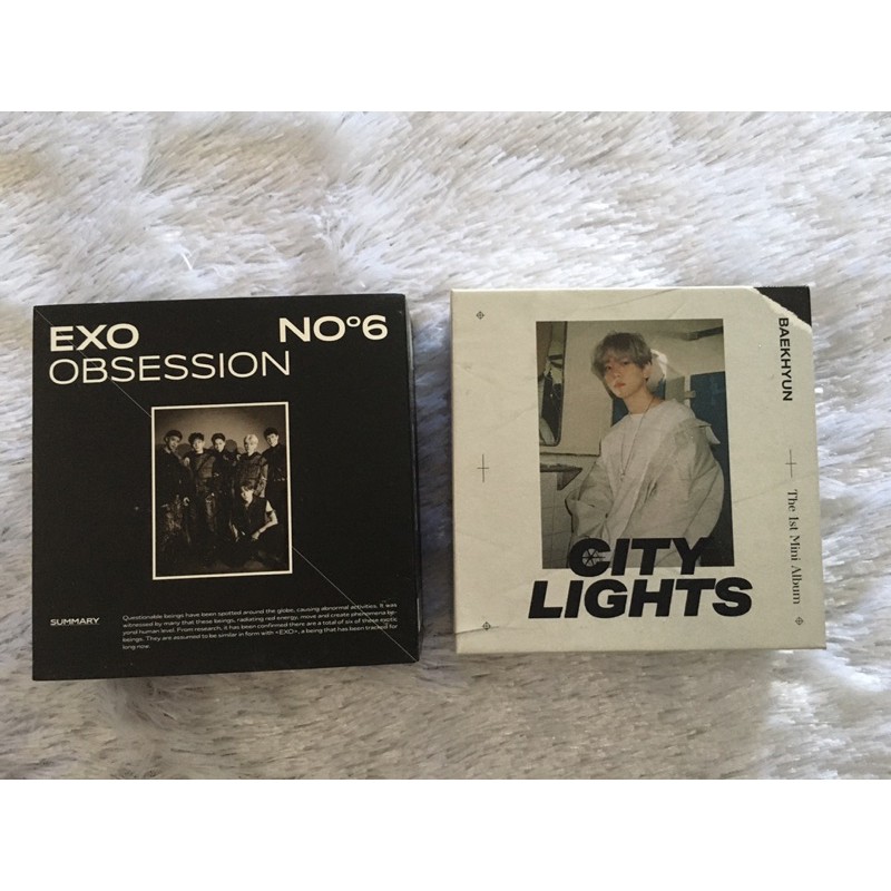 [BOOKED] Album EXO Obsession dan Baekhyun City Lights Kihno