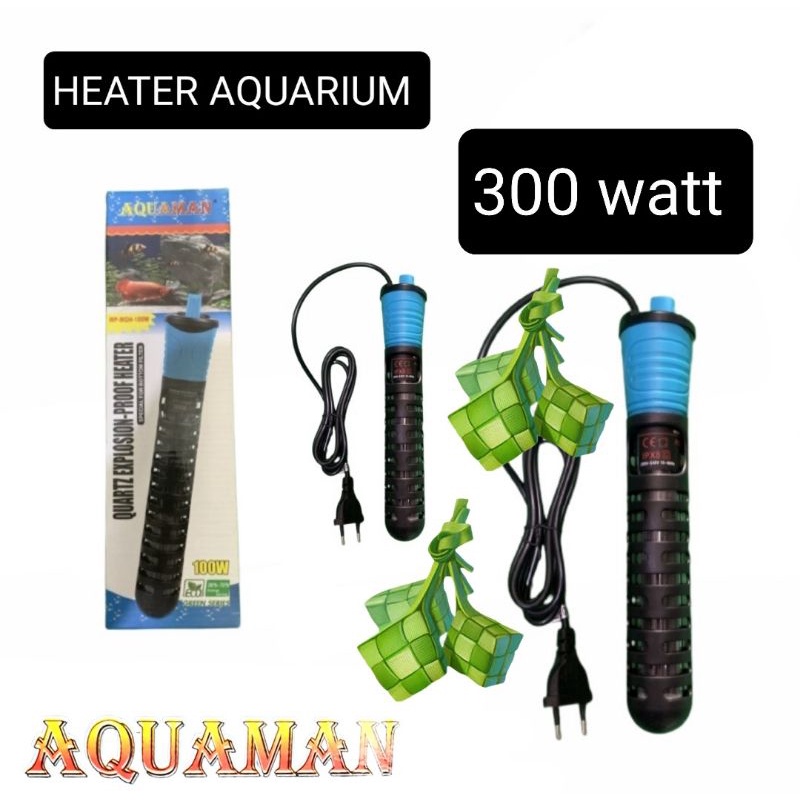 AQUAMAN WP 300 WATT HEATER AQUARIUM PEMANAS AIR AQUARIUM