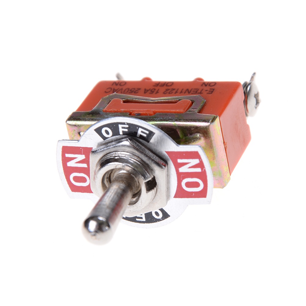 Saklar Toggle Switch ON-OFF SPDT 250V 15A Dengan 3 Terminal