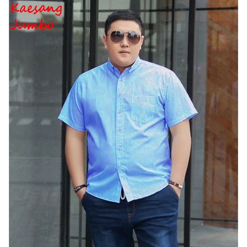 HipNop HEM TEDDI ATASAN PRIA JUMBO LENGAN PENDEK KEMEJA KANTOR PRIA BIG SIZE XXL XXXL PAKAIAN COWOK