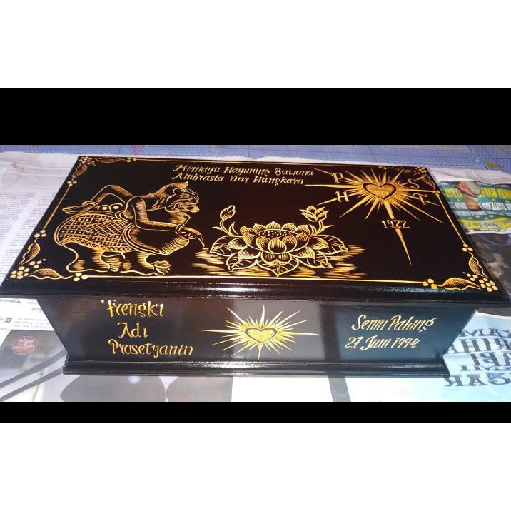 FREE UKIR NAMA Kotak Mori PSHT Kotak Sabuk PSHT Kotak Pusaka Kotak Barang Antik