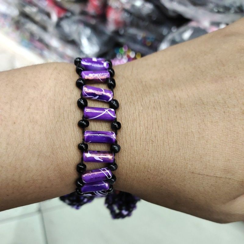 Gelang Tangan Rel Kerajinan Tangan Lusinan isi 12pcs