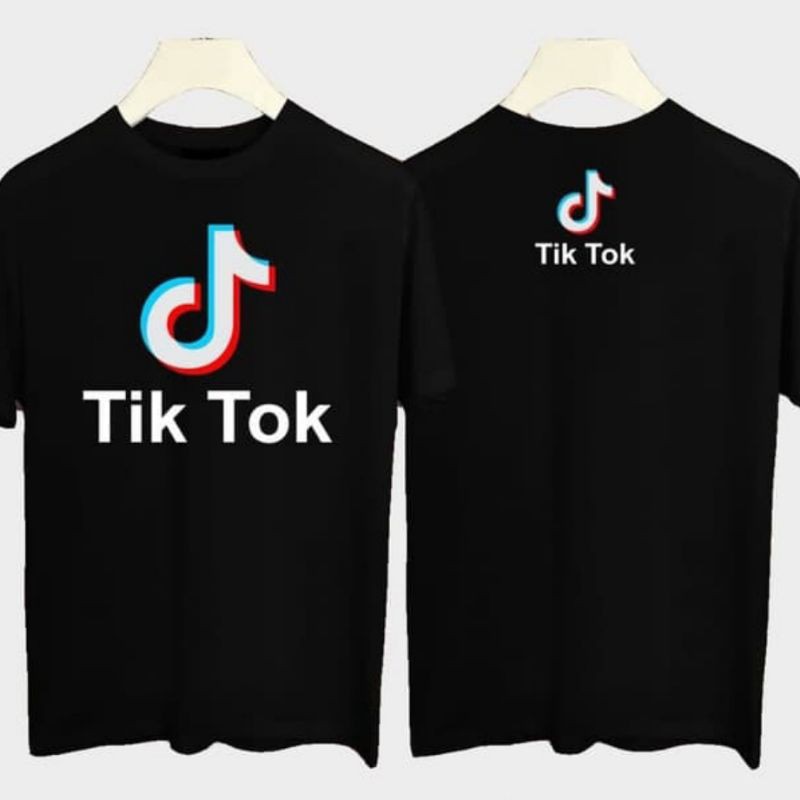 KAOS BAJU TSHIRT DISTRO PRIA WANITA TIKTOK COMBED 30S