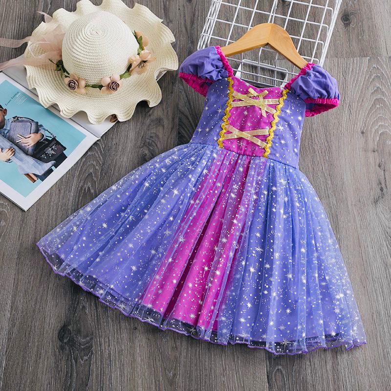 Dress kostum princess rapunzel anak rapunzel costume