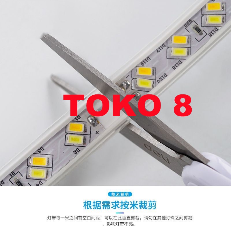 LAMPU LED STRIP SELANG 5730 AC 220V DOUBLE LED OUTDOOR AND INDOOR (1M-100M)