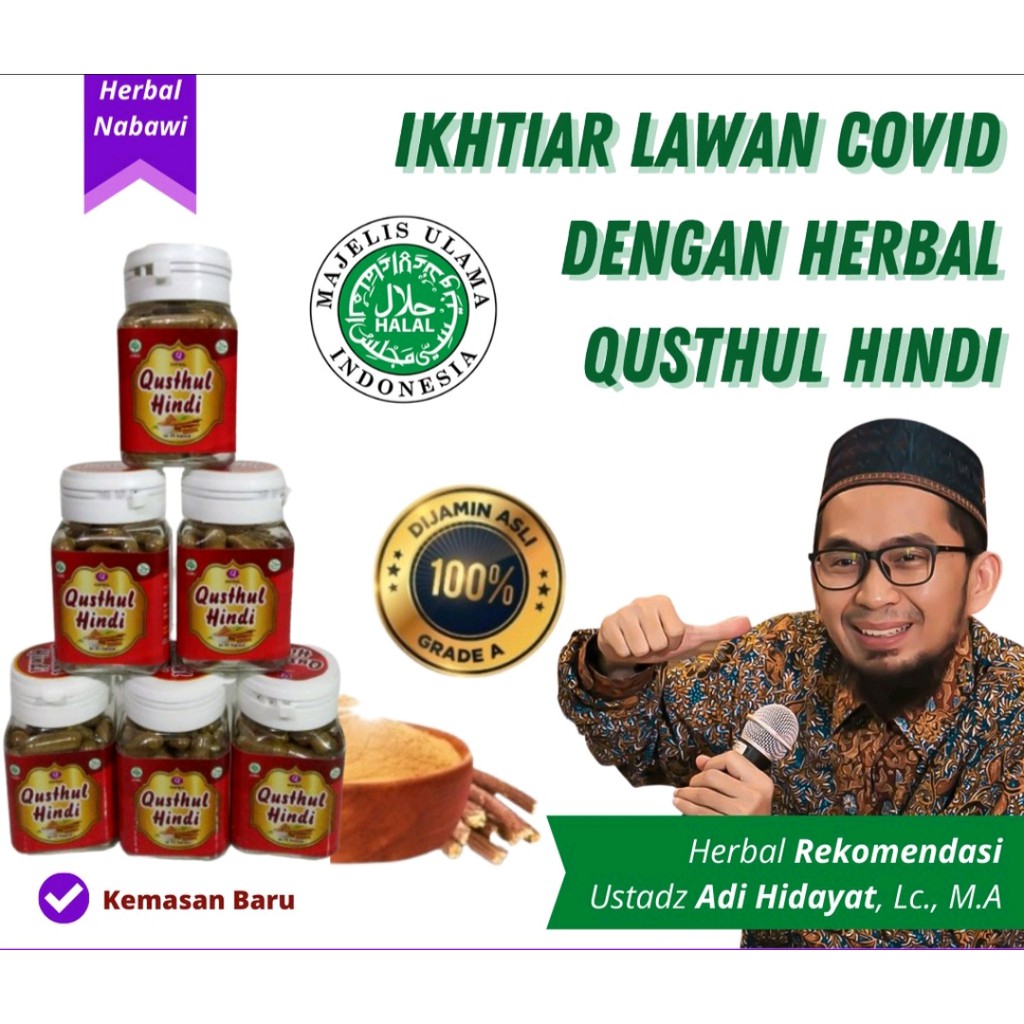 QUSTHUL HINDI Khustul Qhustul Kustul Qustul Qust Hindi Obat Herbal Pernafasan C19