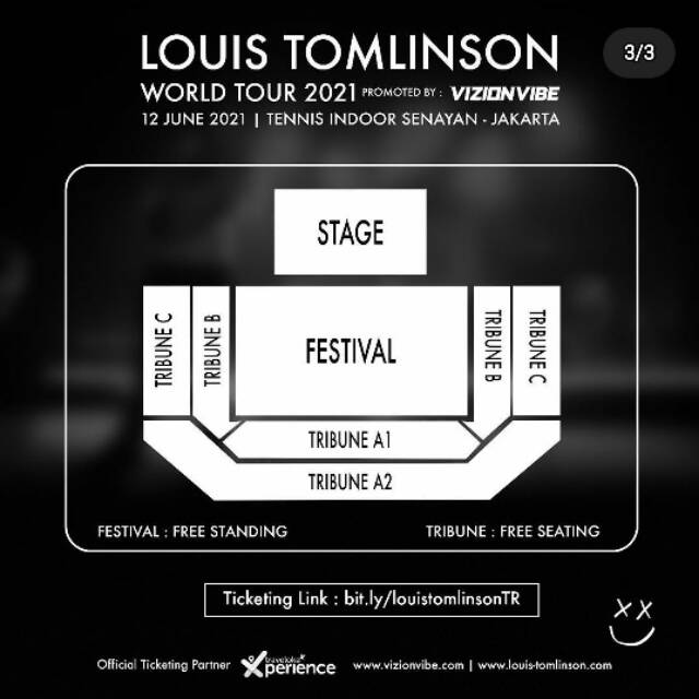 Tiket Louis Tomlinson World Tour Jakarta 2022 Shopee Indonesia