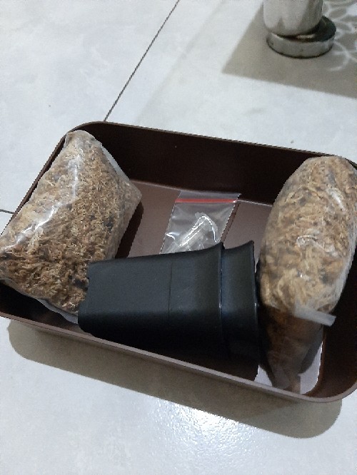 Pot Kotak Hitam 5x5x7 Cm