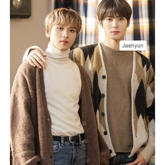 Jaehyun nct cardigan / korean idol outfit cardigan oversize rajut