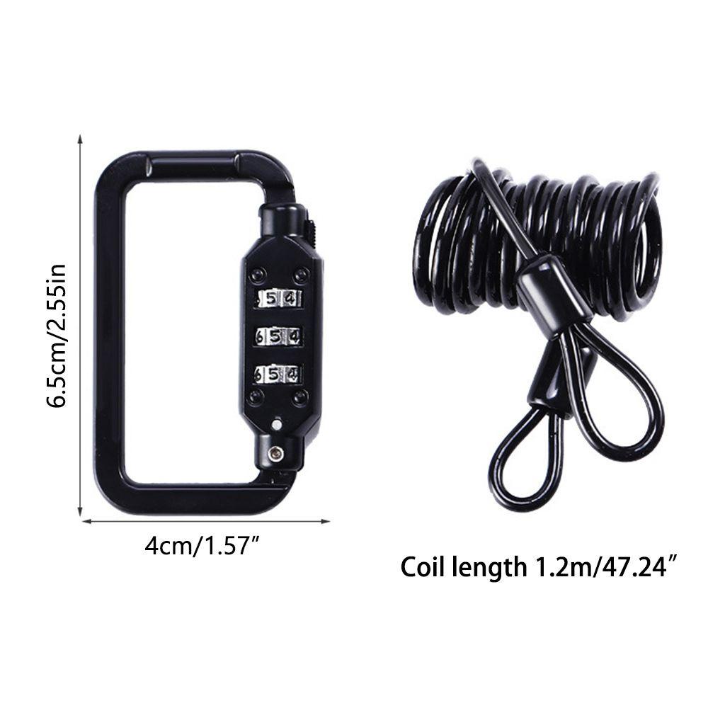 R-FLOWER Kunci Sepeda Mini Anti Maling Lock Security Kendaraan Elektrik