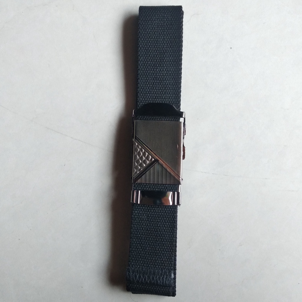 Ikat Pinggang Pria Wanita Kanvas Katun Model Jepit Kode S016