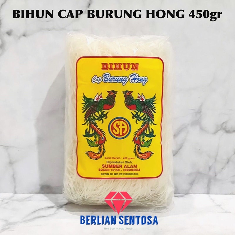 

Bihun cap burung hong 450gr