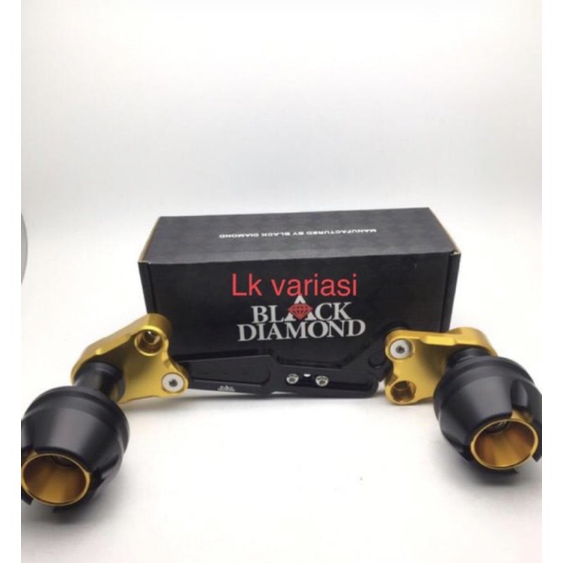 JALU PELINDUNG KNALPOT BLACK DIAMOND YAMAHA NMAX OLD NMAX NEW FRAME SLIDER BLACK DIAMOND  NMAX