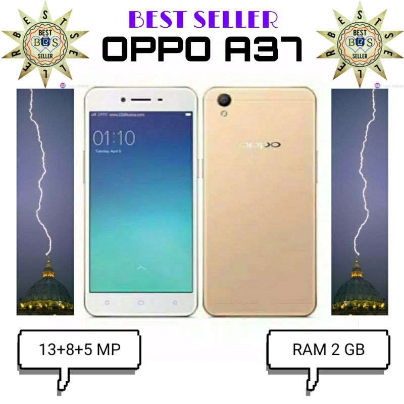 Oppo A37 Ram 2 GB Internal 16 GB New (Baru) | Shopee Indonesia