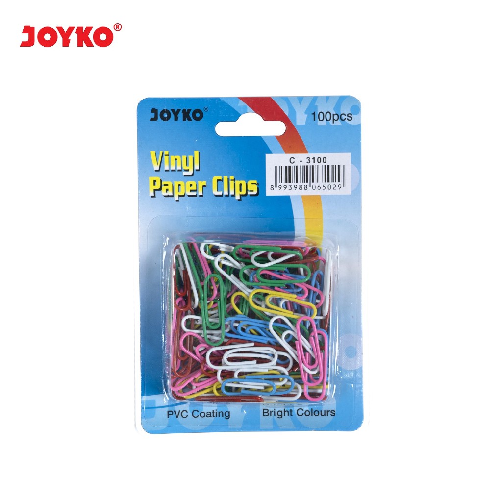 

Nokida Paper Clips Joyko C-3100/100 pcs / Klip Penjepit / Clip Kertas