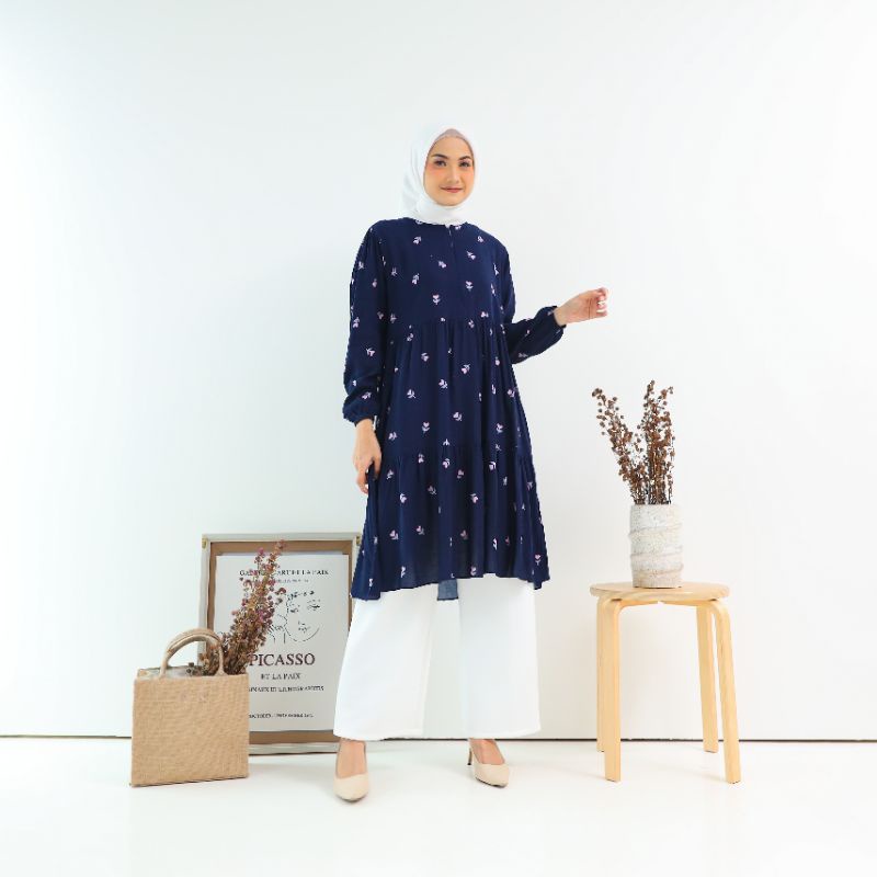 Khiara Tunik/tunik wanita/tunik rayon/tunik adem/ tunik/ tunik masa kini